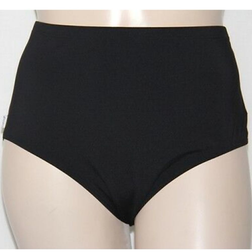 Captiva Plus 3X Solid High-Waist Swim Bottoms